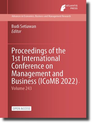 cover image of Proceedings of the 1st International Conference on Management and Business (ICoMB 2022)